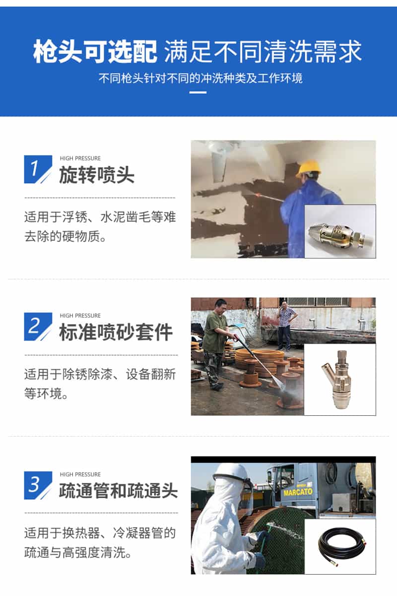 高压脉冲清洗机喷头